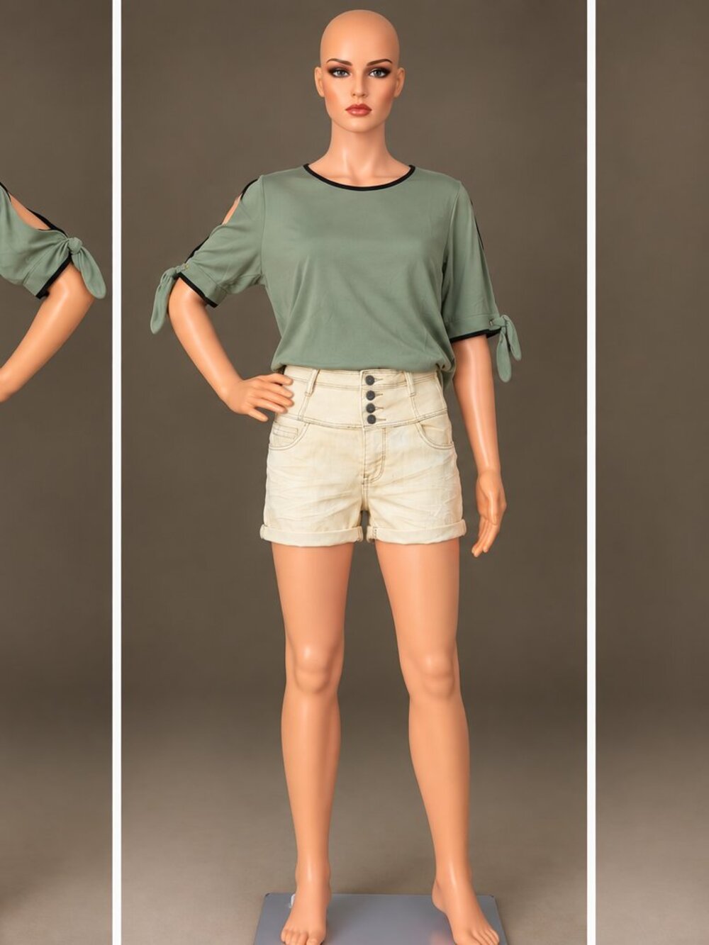 Hot Kiss Cream Shorts